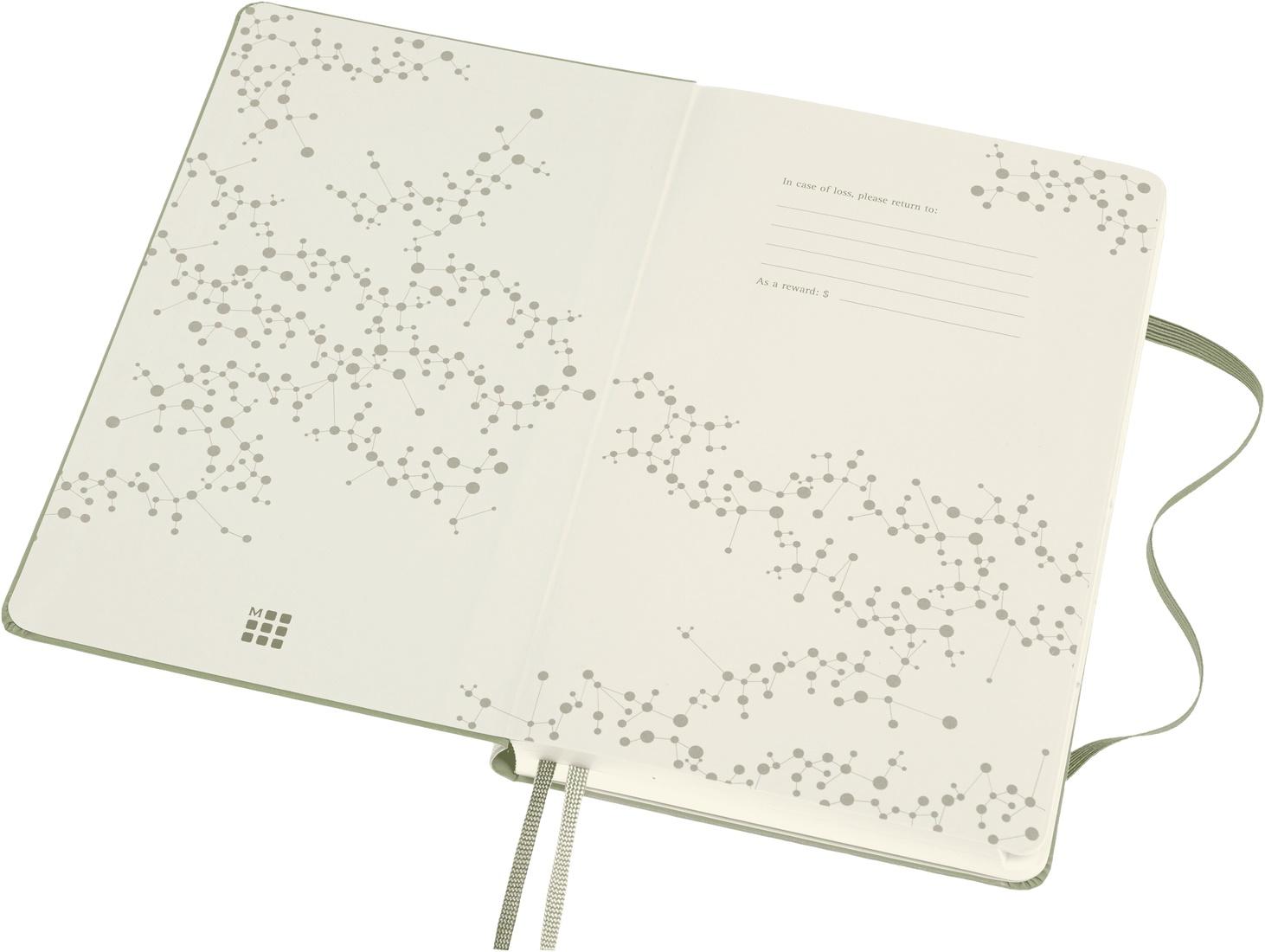 Notes Wellness Journal A5 MOLESKINE 13x20 cm Zeleni (tvrde korice) 