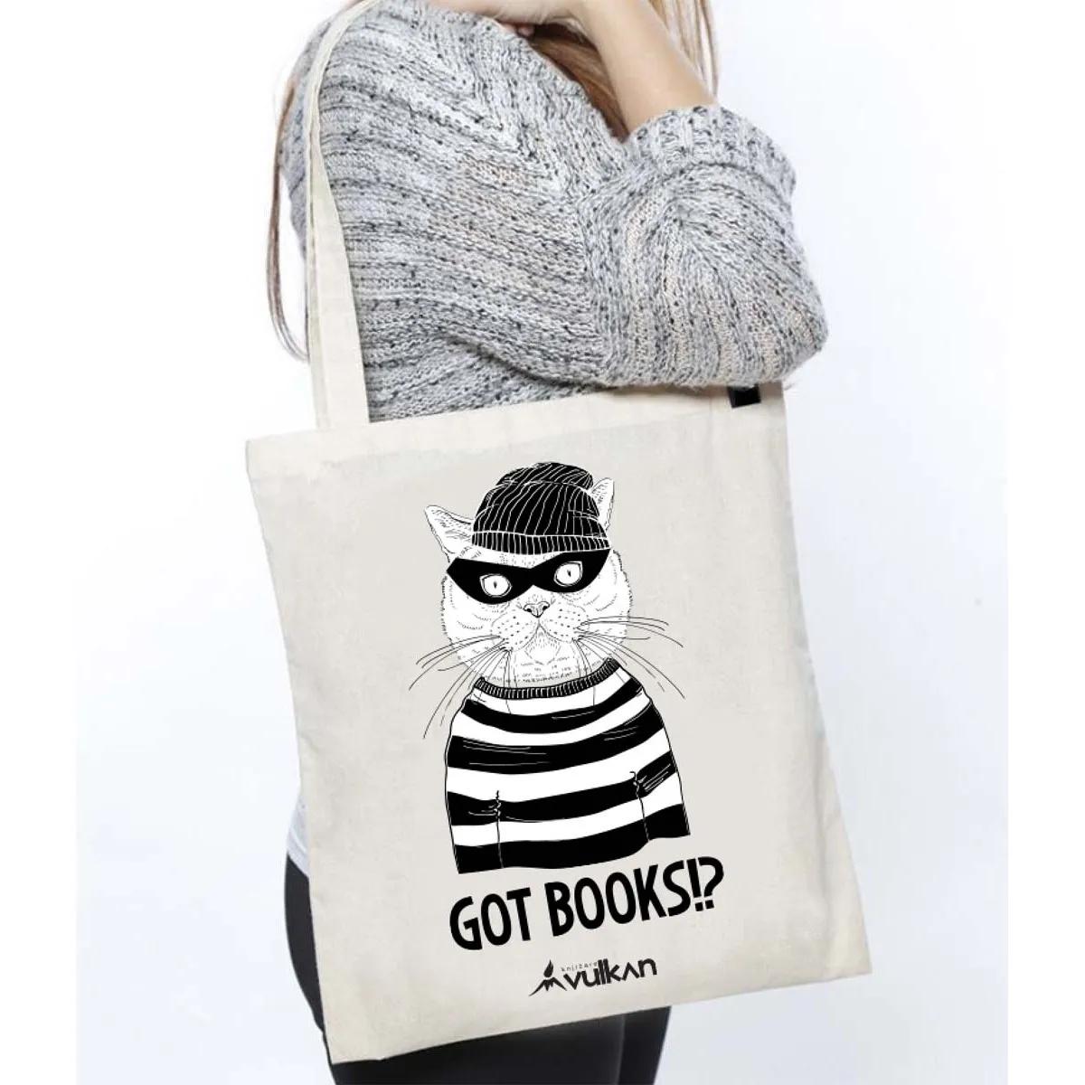Pamučni ceger MAČKA Got Books? 