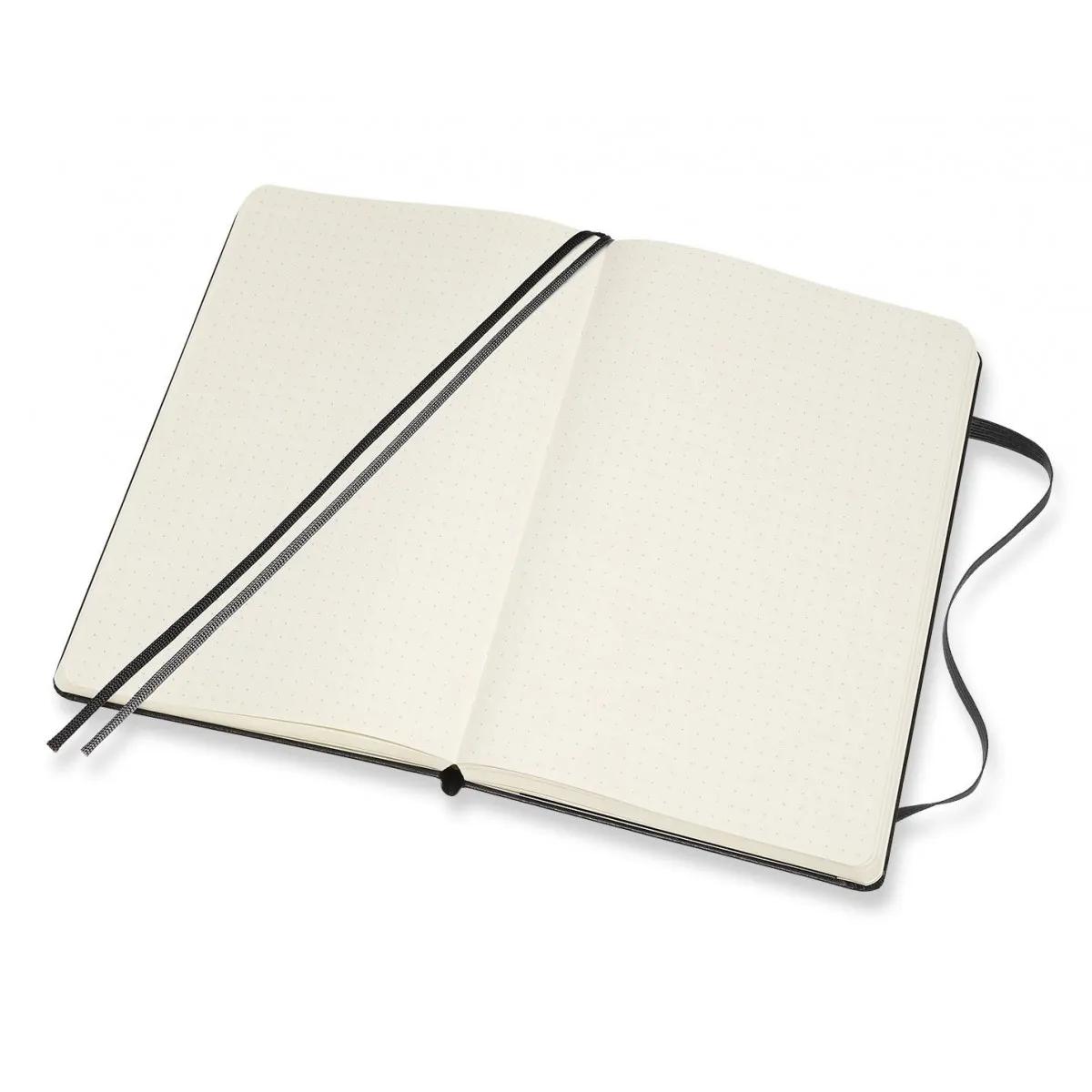 Notes A5 MOLESKINE Classic Soft, crni - tačkice TP 