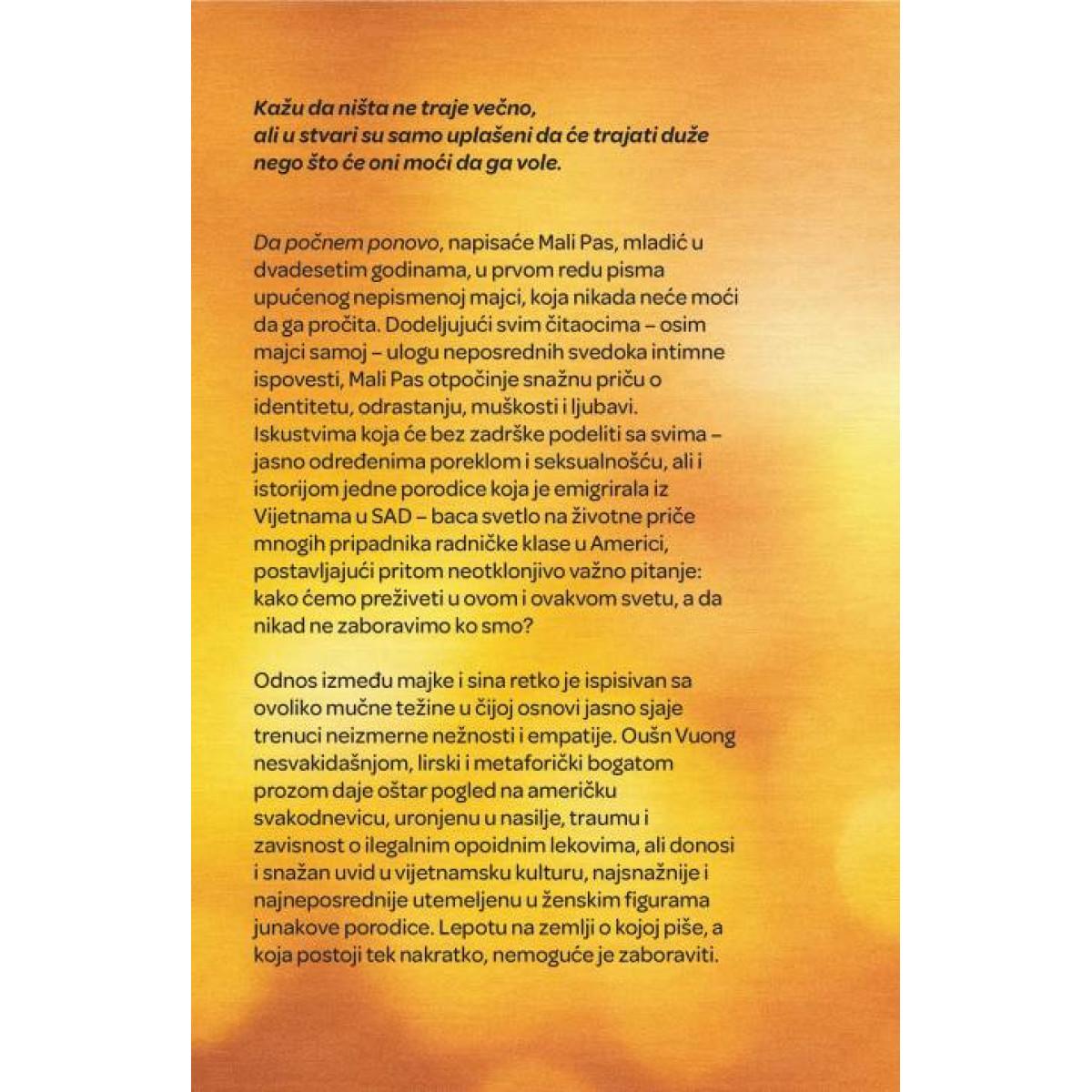 NA ZEMLJI SMO NAKRATKO PREDIVNI 