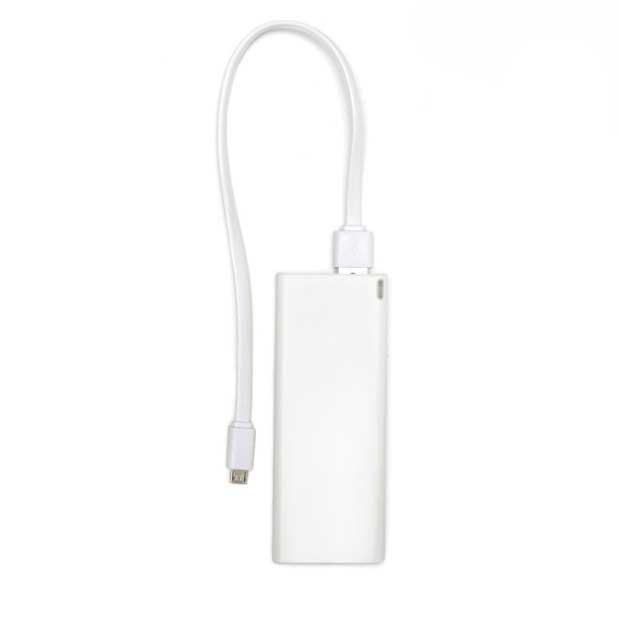 Eksterna baterija za telefon-bela ( 6000mah) 