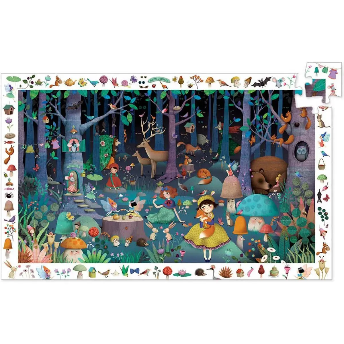 DJECO puzzle ZAČARANA ŠUMA 