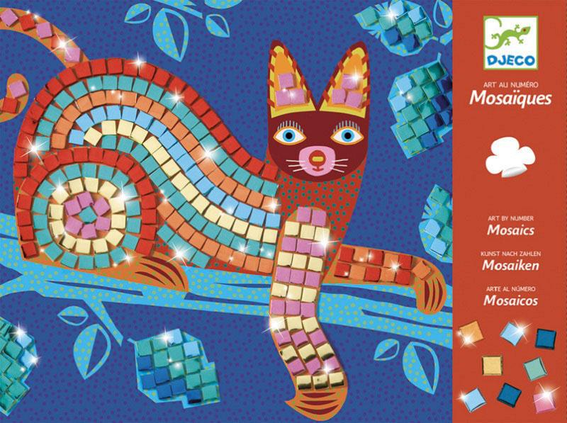 DJECO kreativni set MOZAIK MAČKE 
