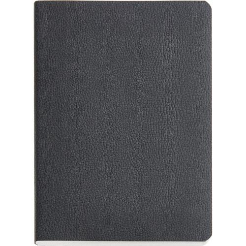 MIQUELRIUS sveska RECYCLED LEATHER CRNA 