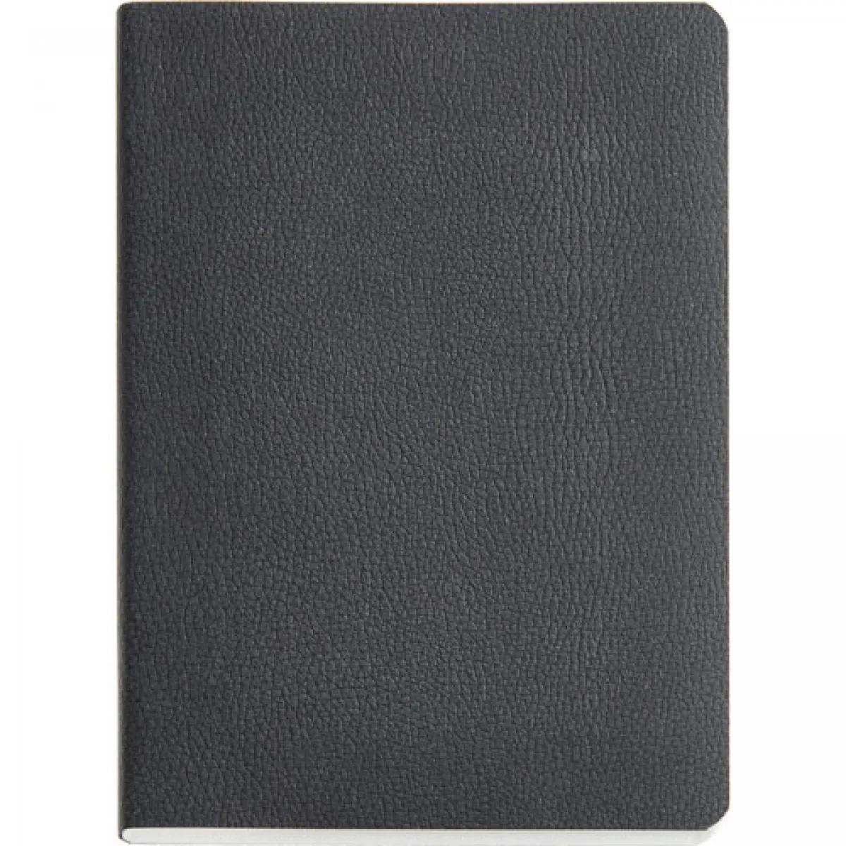 MIQUELRIUS sveska RECYCLED LEATHER CRNA 