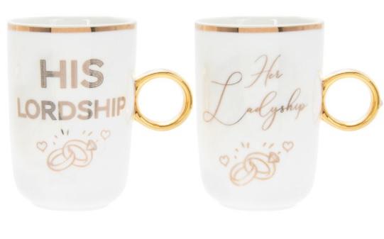 Šolje LORDSHIP & LADY RING 