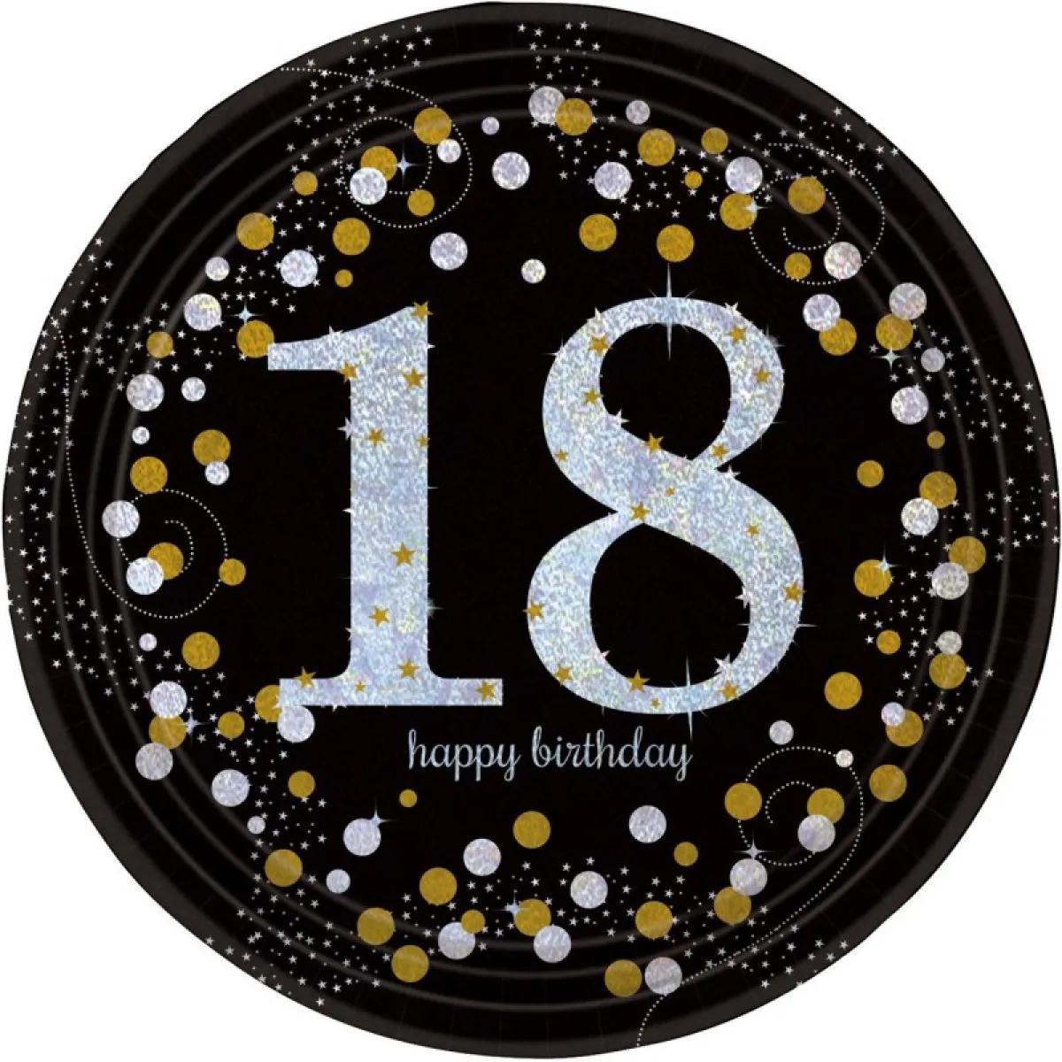 SPARKL rodjendanski tanjirići GOLD 18 