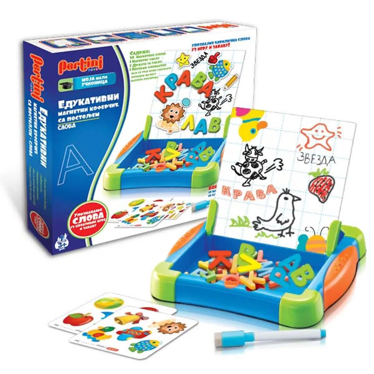 Igračka MAGNETNI KOFERČIĆ Ćirilična slova 