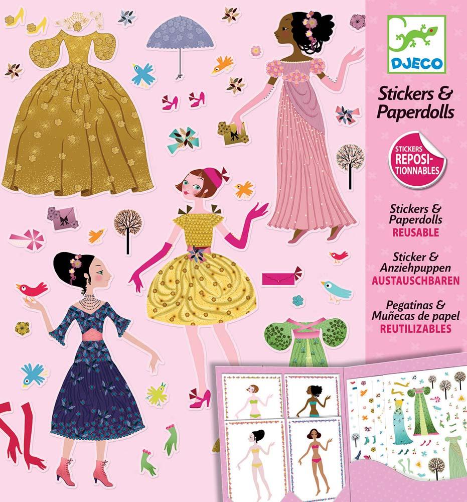 Kreativni set PAPER DOLLS DRESSES 