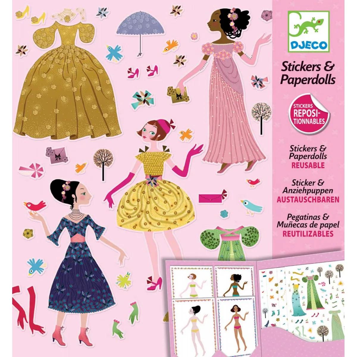 Kreativni set PAPER DOLLS DRESSES 