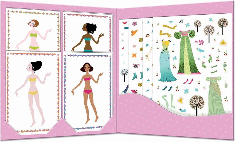 Kreativni set PAPER DOLLS DRESSES 