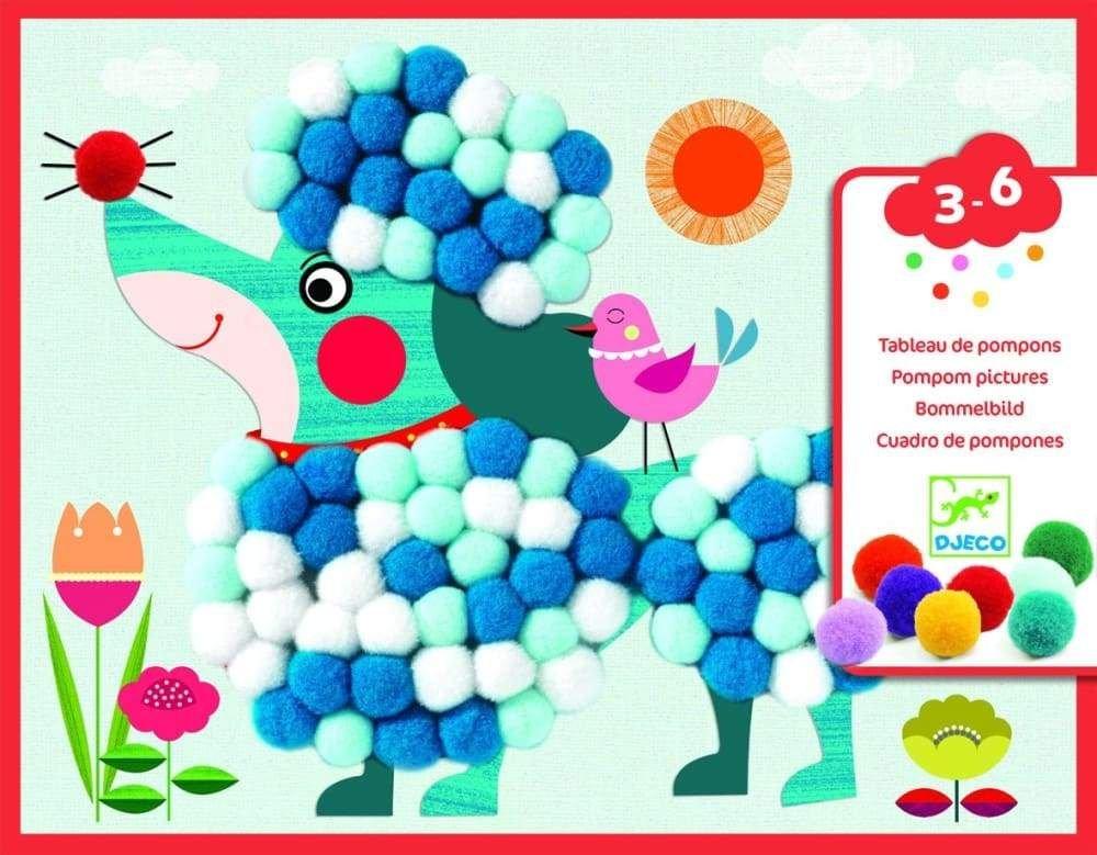 Kreativni set POM-POM KOLAŽ 