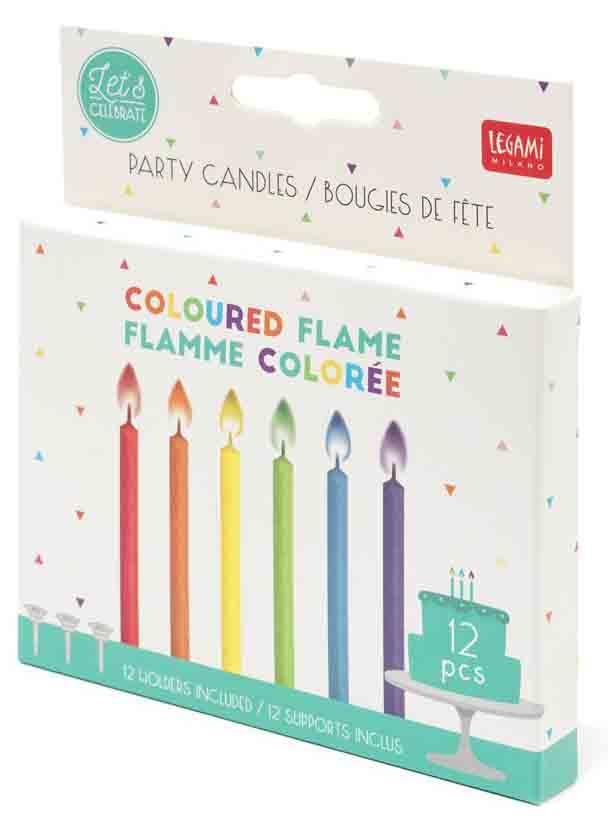 Rodjendanske svećice sa plamenom u boji 