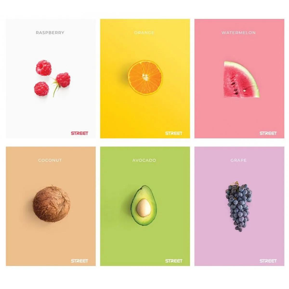 FRESH FRUIT SVESKA A4/54L/PRAZNA 