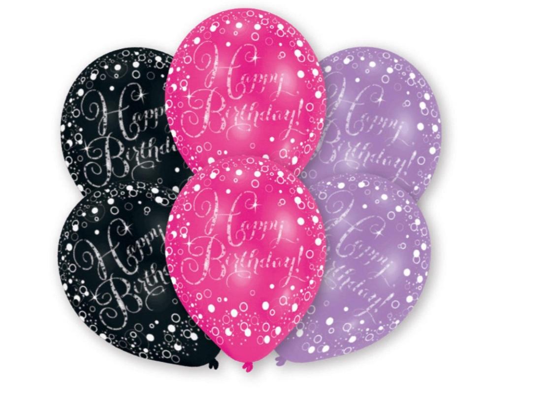 BALONI HAPPY BIRTHDAY PINK 