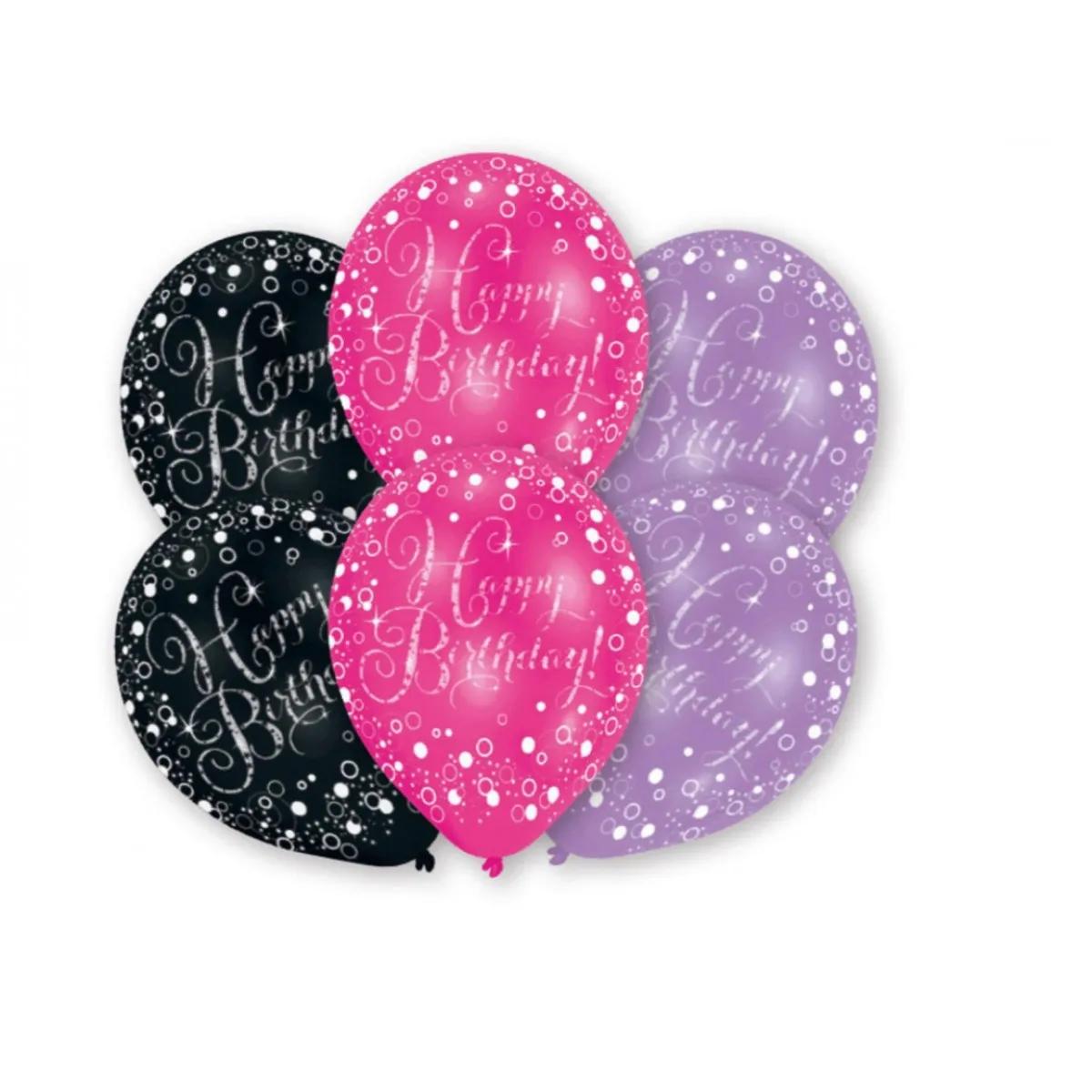 BALONI HAPPY BIRTHDAY PINK 