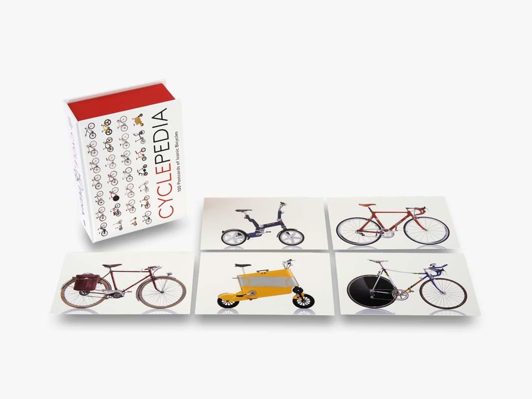 CYCLEPEDIA 100 POSTCARDS OF ICONIC BICYCLES 