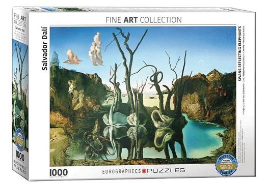 Puzzle SWANS REFLECTING ELEPHANTS 1000kom 