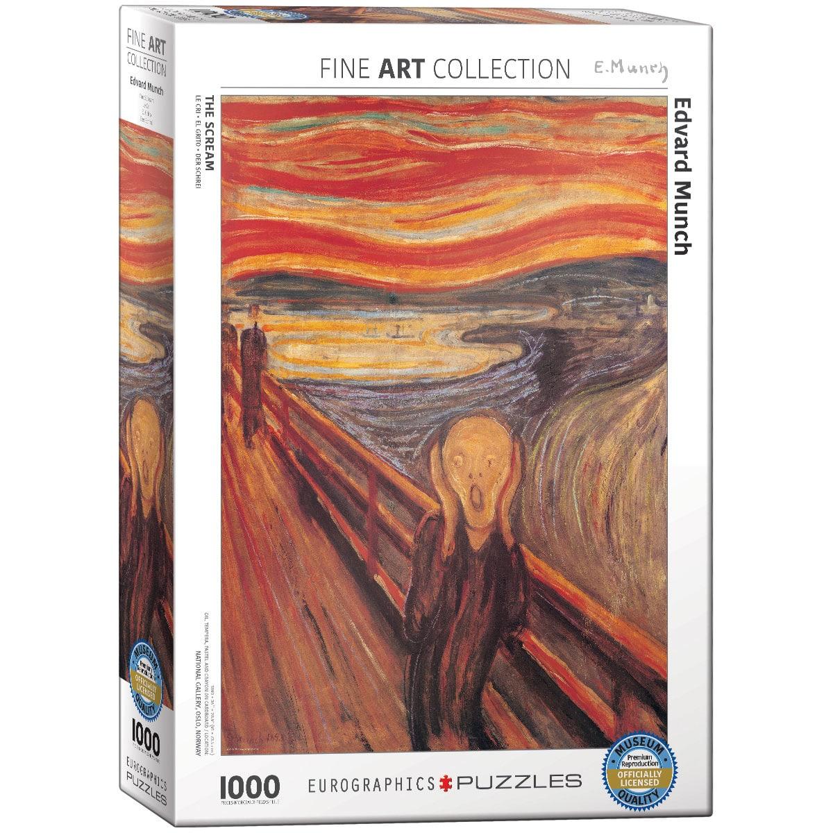 Puzzle THE SCREAM BY EDVARD MUNCH 1000kom 