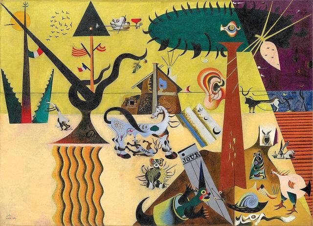 Puzzle THE TILLED FIELD BY JOAN MIRO 1000kom 