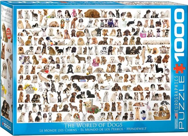 Puzzle THE WORLD OF DOGS 1000kom 