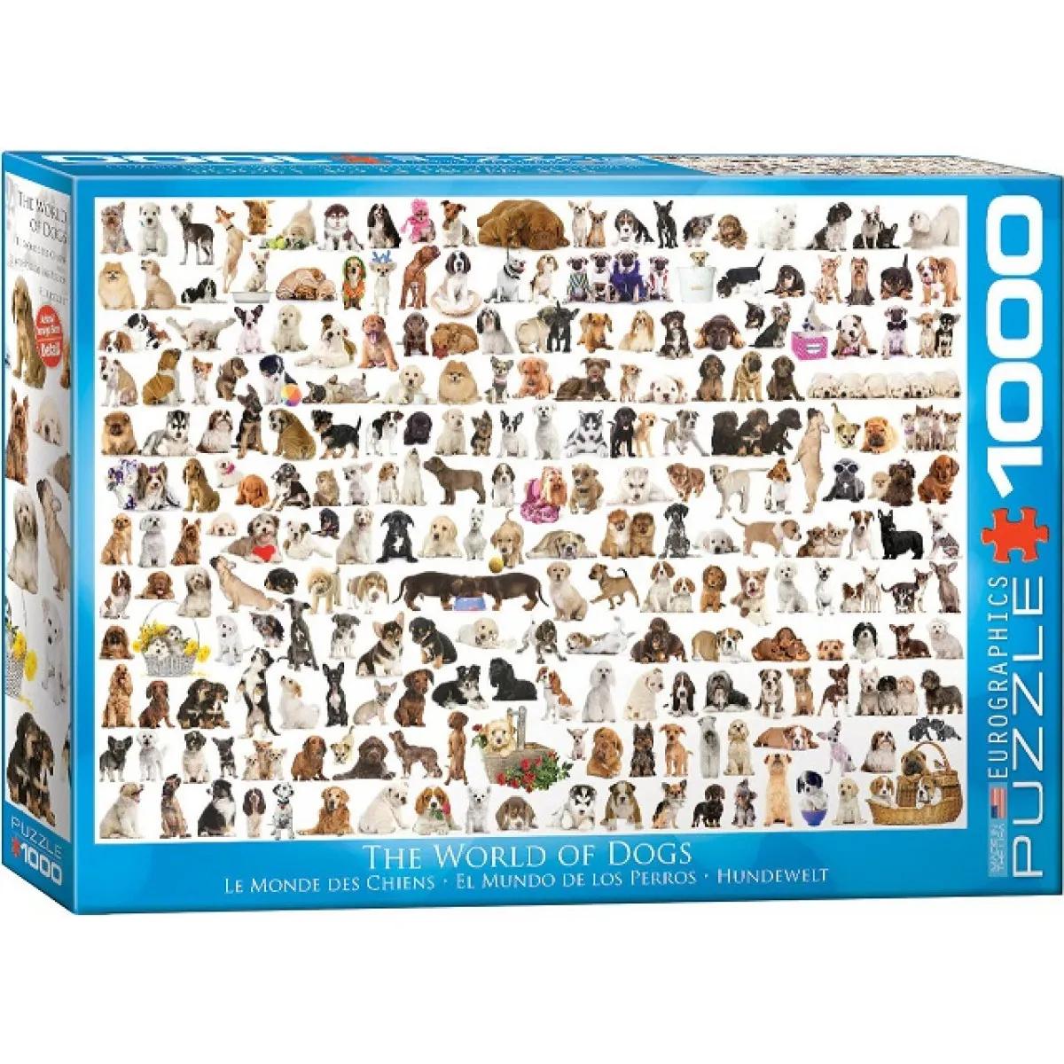 Puzzle THE WORLD OF DOGS 1000kom 