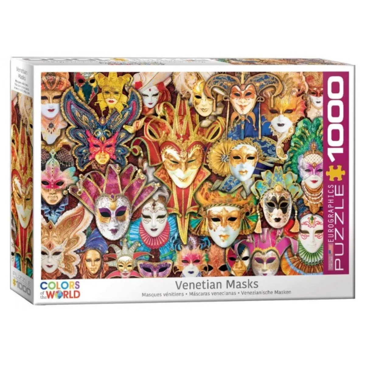 Puzzle VENICE CARNIVAL MASKS 1000kom 