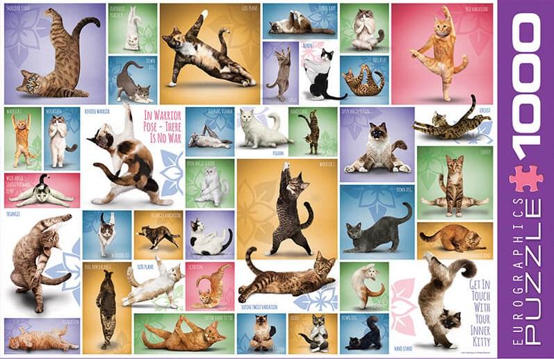 Puzzle YOGA CATS 1000kom 