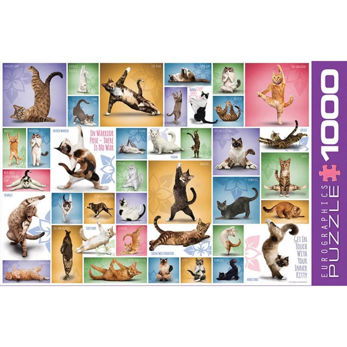 Puzzle YOGA CATS 1000kom 