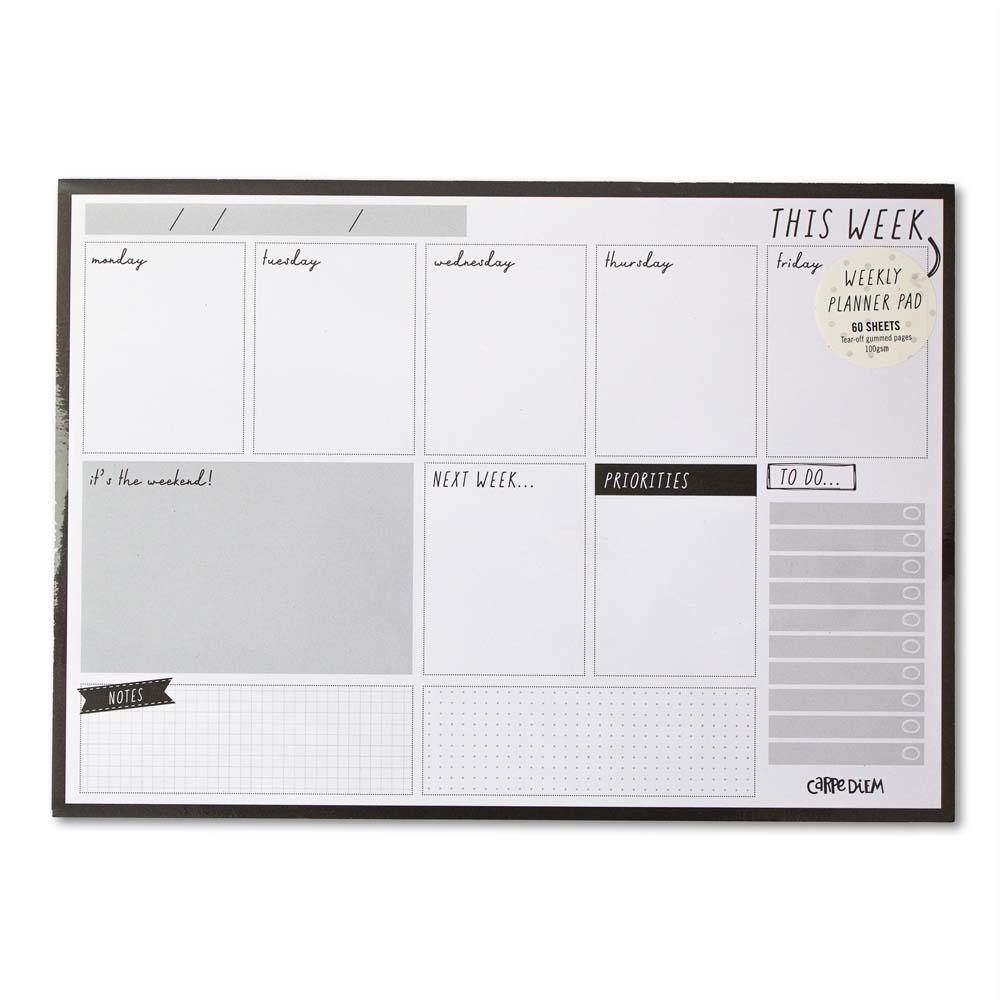 Nedeljni planer CRNI 