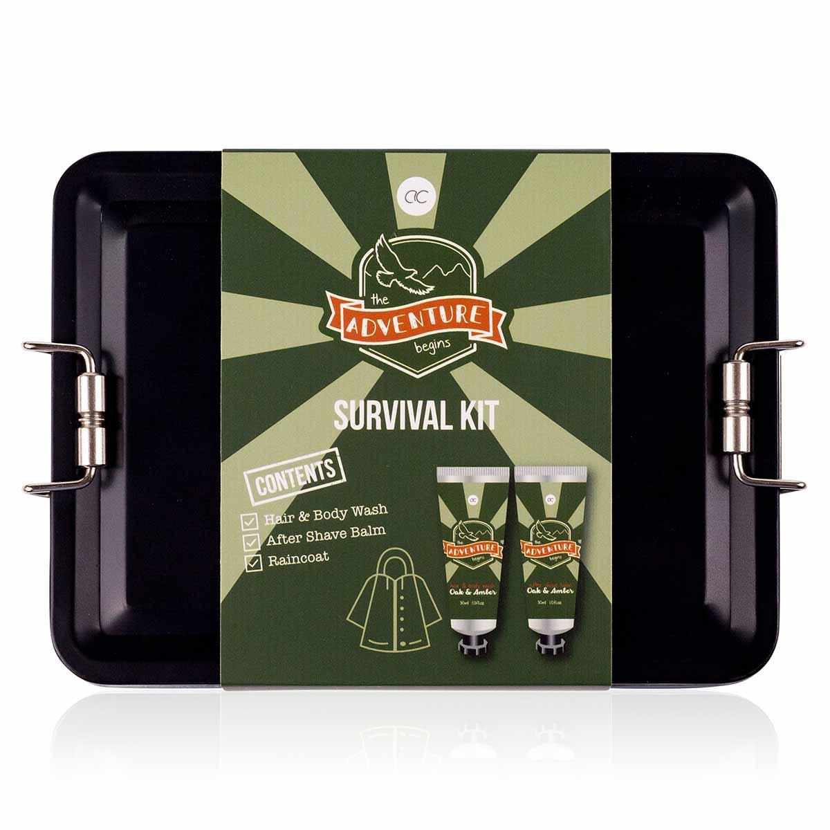 Poklon set za muškarce ADVENTURE COLLECTIO u čeličnoj kutiji 
