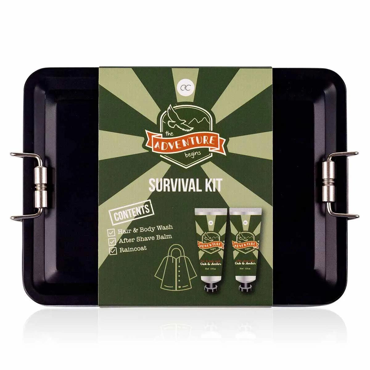 Poklon set za muškarce ADVENTURE COLLECTIO u čeličnoj kutiji 