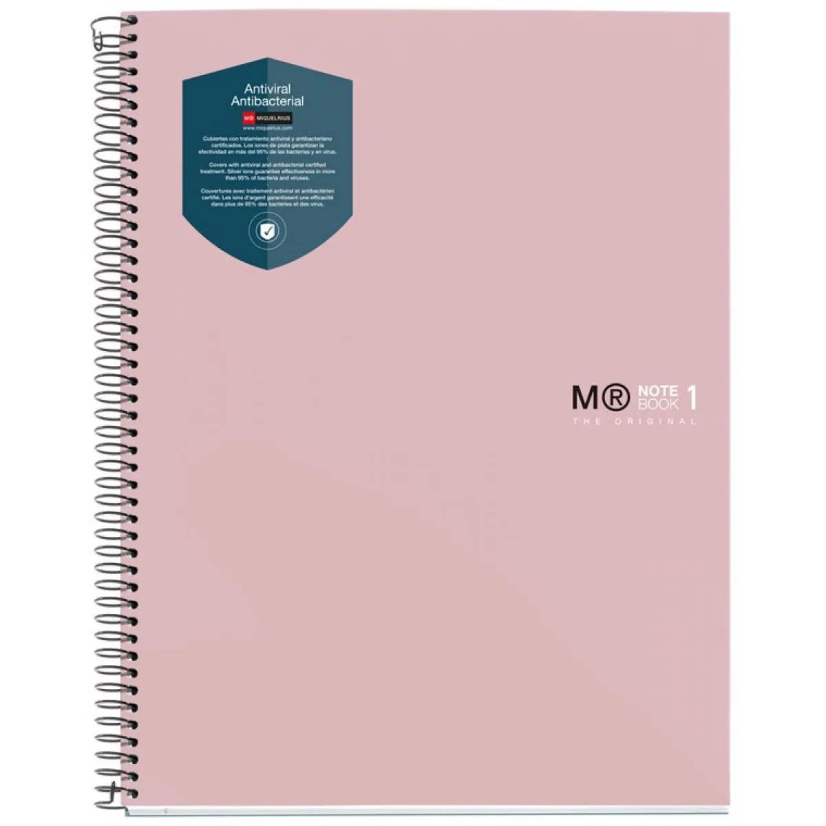 Antibakterijska sveska A4 tvrdi povez -PINK 