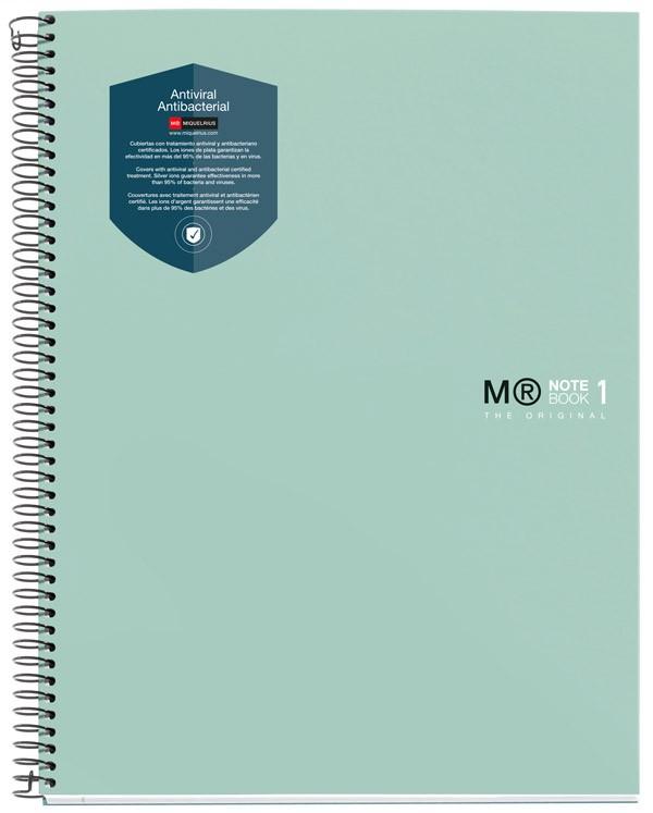 Antibakterijska sveska A4 tvrdi povez - ZELENE 