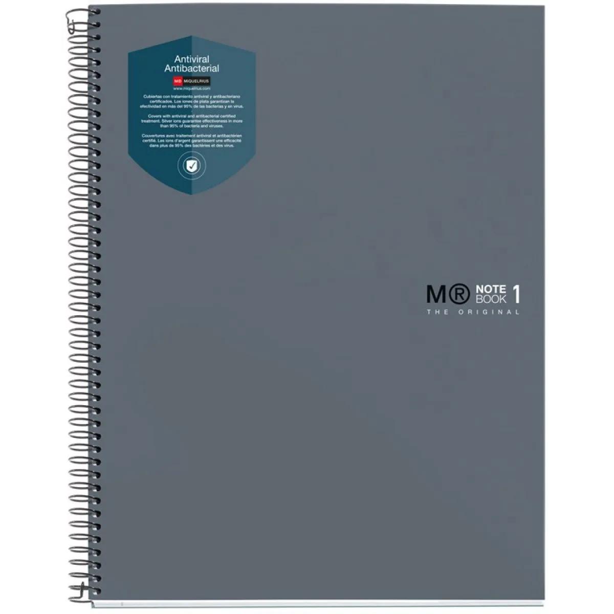 Antibakterijska sveska A4 tvrdi povez -SIVA 