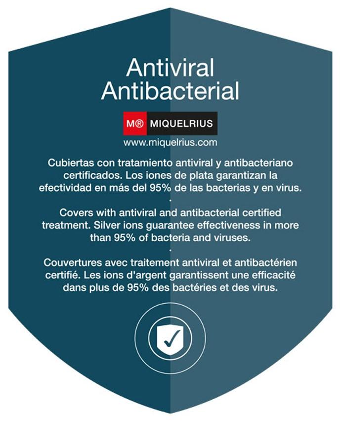 Antibakterijska sveska A4 tvrdi povez -SIVA 