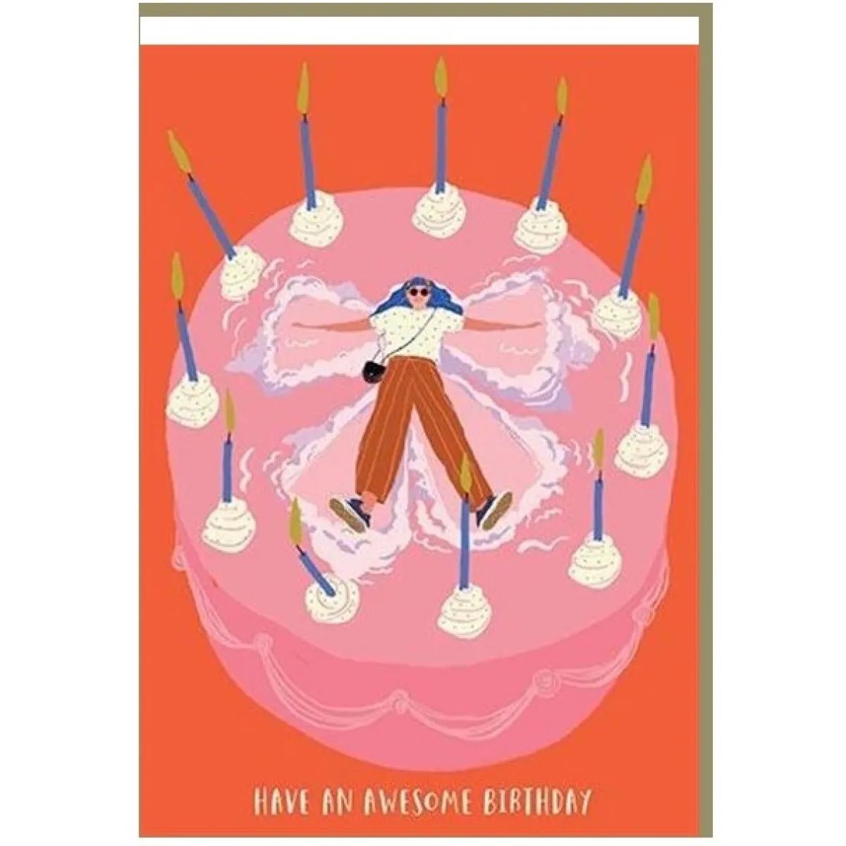 Čestitka AWESOME CAKE BIRTHDAY 