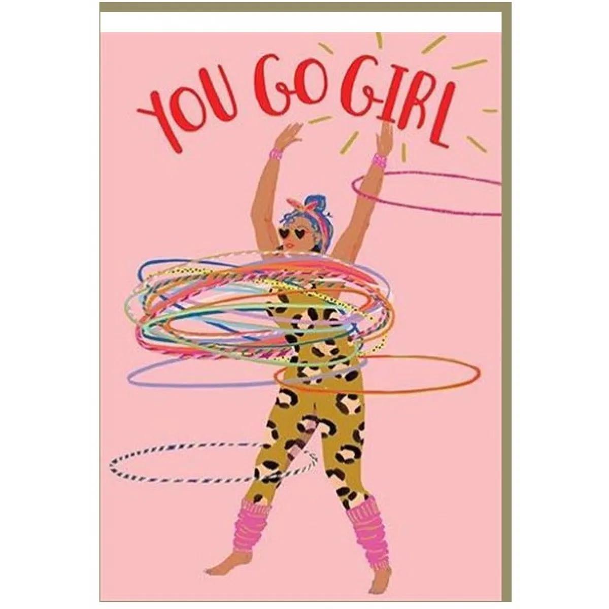 Čestitka  HULA GIRL 