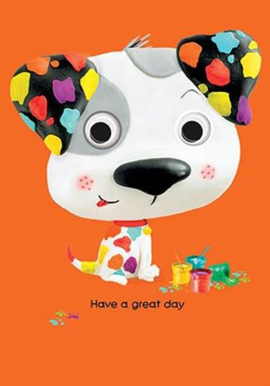 Čestitka HAVE A GREAT DAY Doggy 