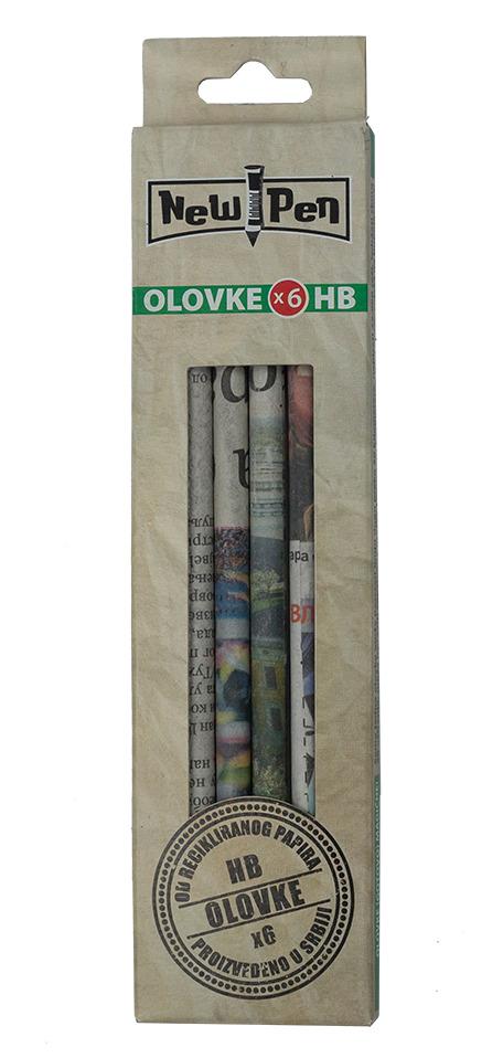Eko grafitne olovke HB 1/6 NEW PEN 