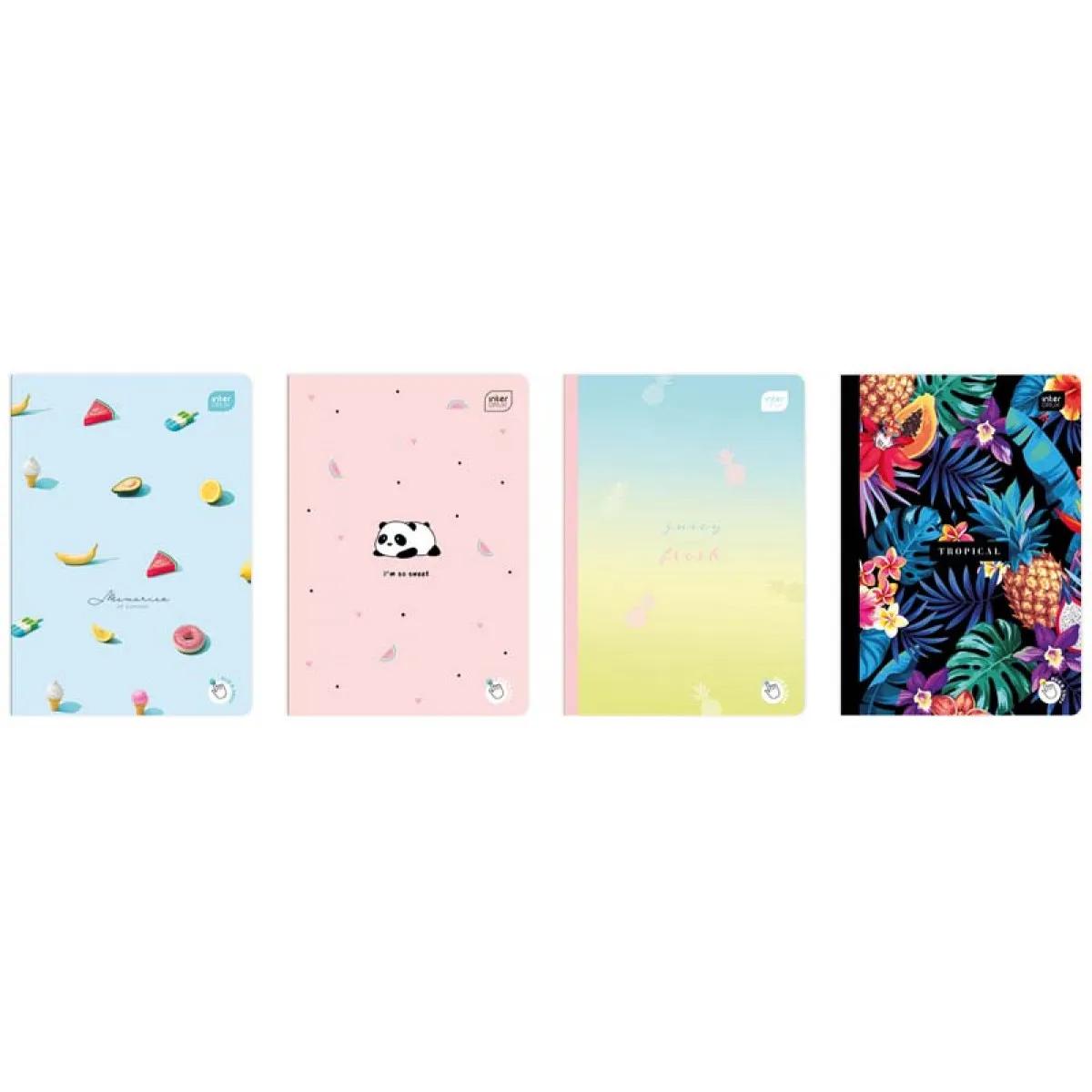 Sveska A5 na kvadratiće -TROPICAL 