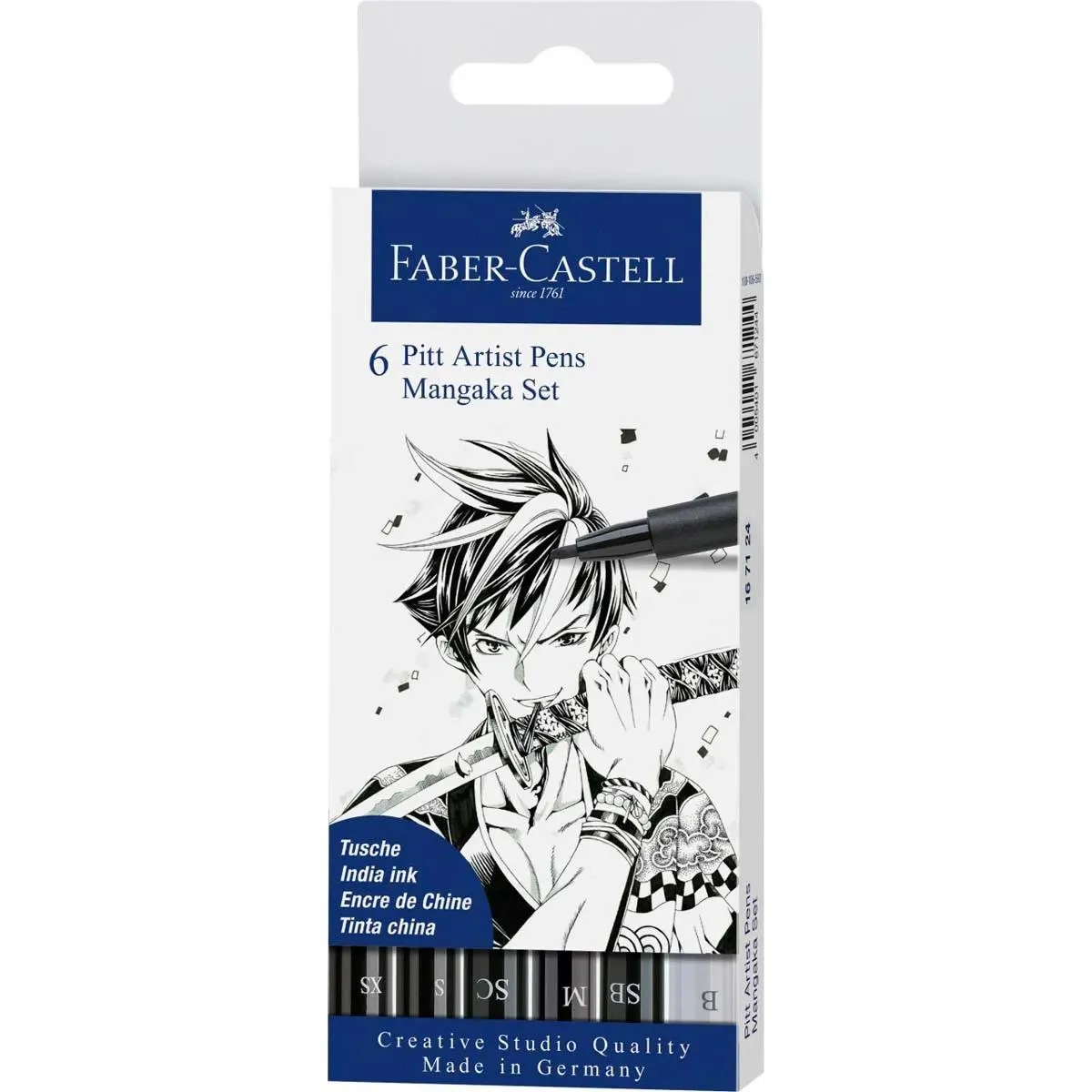 FC PITT art pen B 1/6 BLACK MANGA 