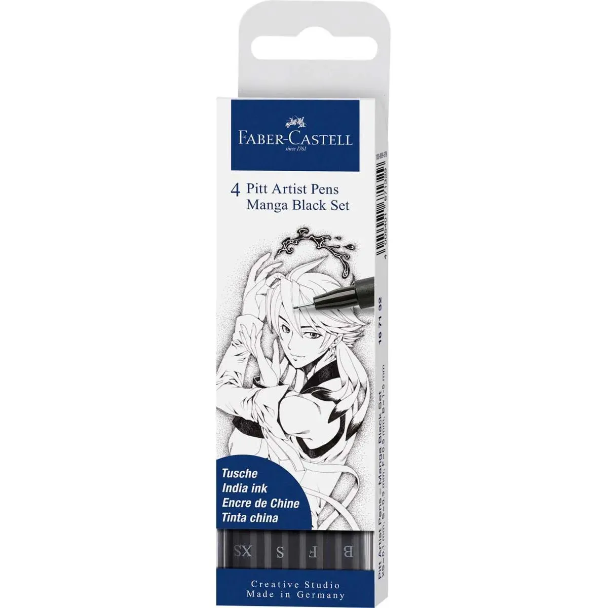 FC PITT art pen B 1/4 BLACK MANGA 