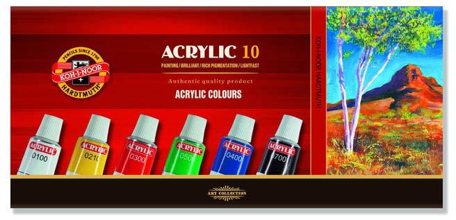 Set AKRILNA BOJA 1/10 