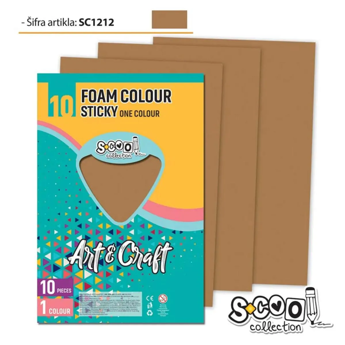 EVA PENA SAMOLEPIVA SVETLO BRAON 