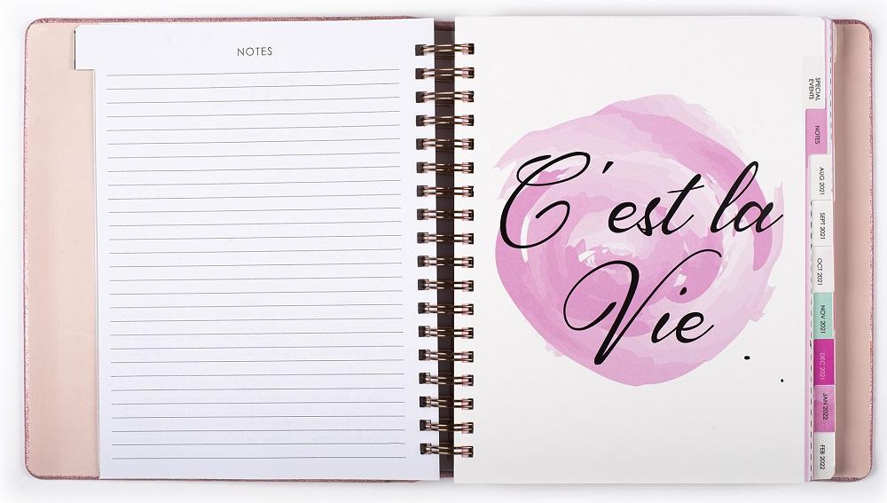 Planer 2021/2022 C'EST LA VIE Pink 