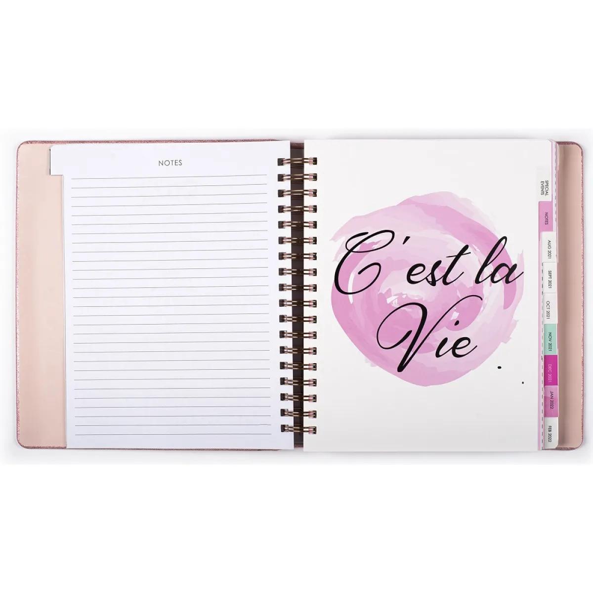 Planer 2021/2022 C'EST LA VIE Pink 