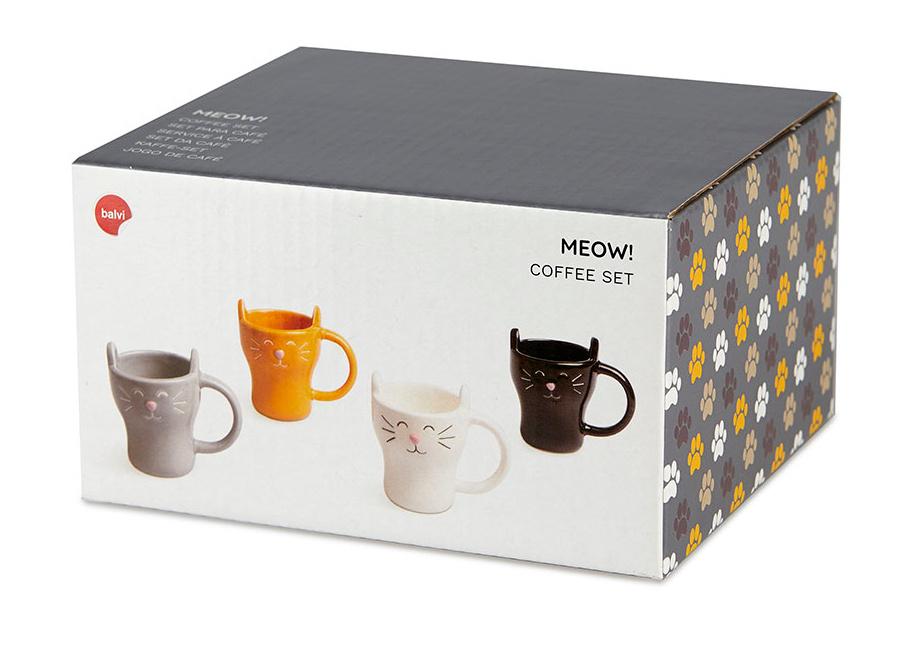 Set četiri šoljice za espresso MACE 90ml 