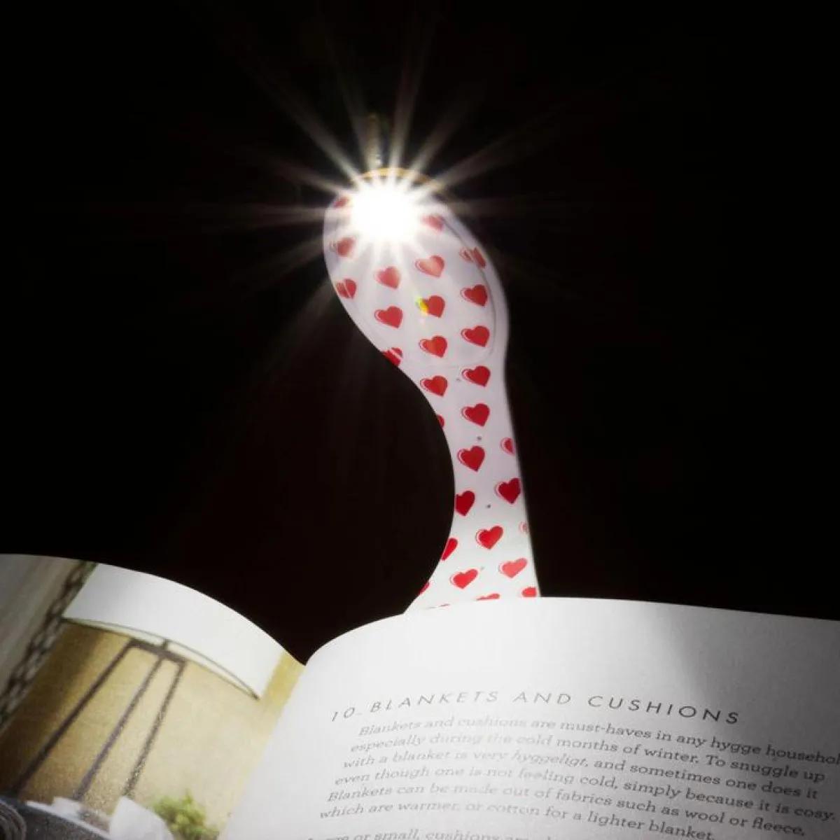 Lampica za knjige FLEXILIGHT Hearts 