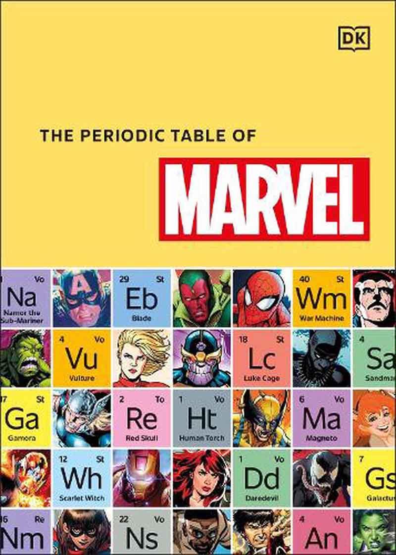 THE PERIODIC TABLE OF MARVEL 